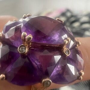 Elegant Purple Gemstone Ring